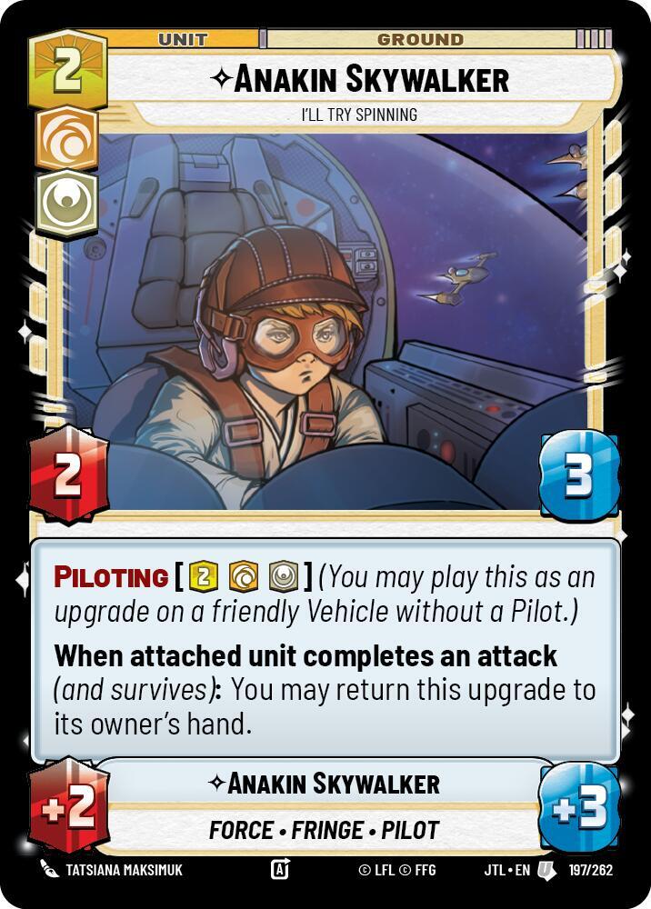 Anakin Skywalker Ill Try Spinning 197/262 (Jump to Lightspeed) 