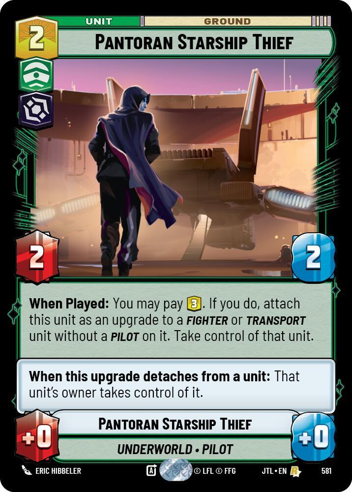 Pantoran Starship Thief Foil 581 (Jump to Lightspeed)  - Foil