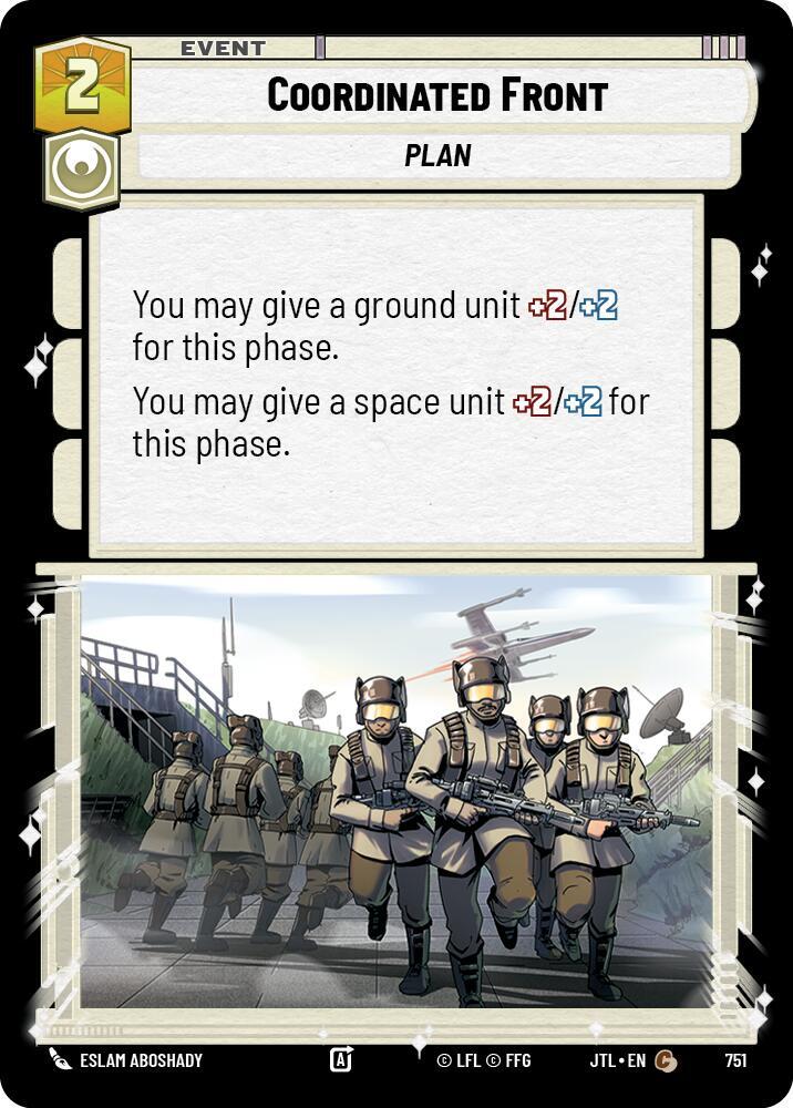Coordinated Front Foil 751 (Jump to Lightspeed)  - Foil