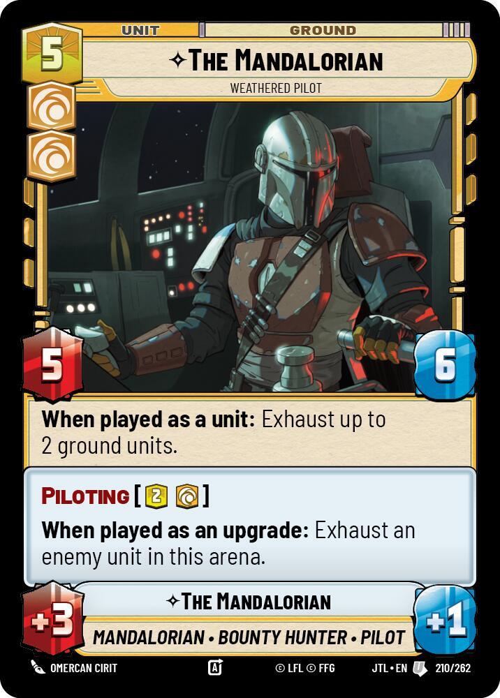 The Mandalorian Weathered Pilot 210/262 (Jump to Lightspeed) 