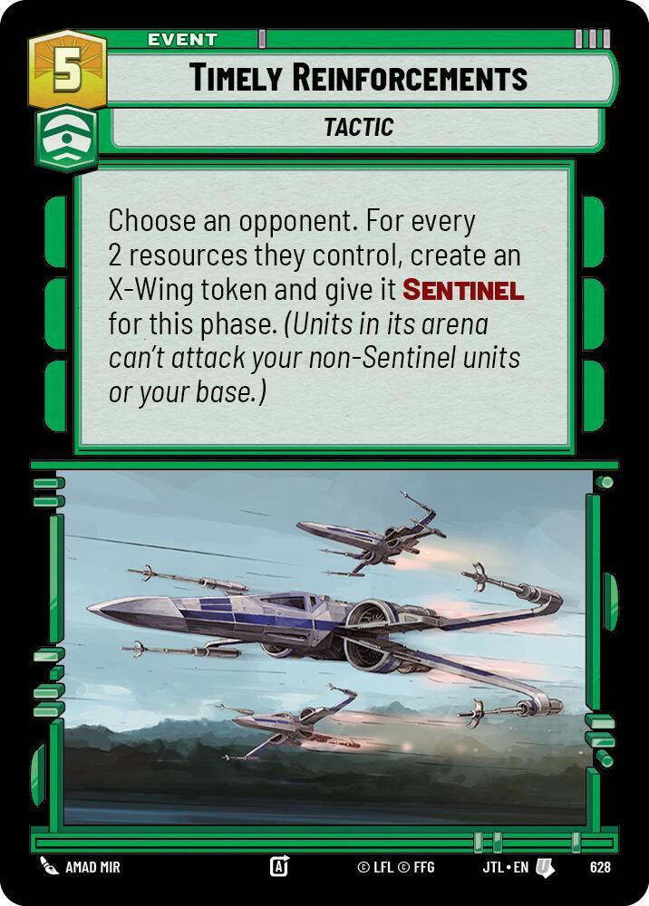 Timely Reinforcements Foil 628 (Jump to Lightspeed)  - Foil