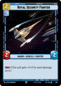 Royal Security Fighter Foil 559 (Jump to Lightspeed)  - Foil