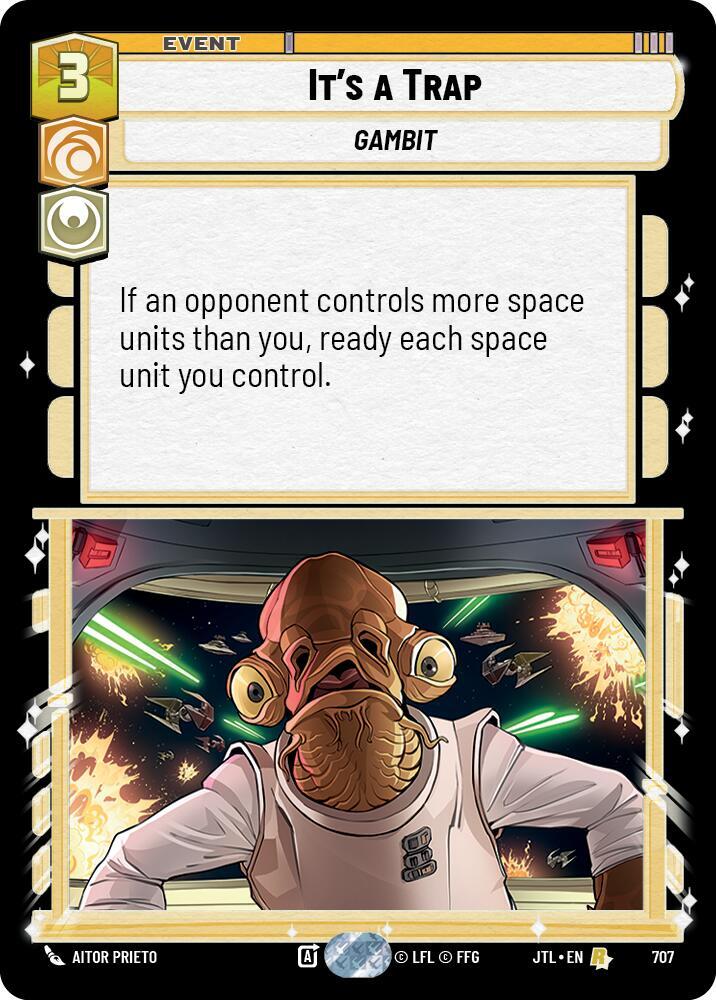 Its a Trap Foil 707 (Jump to Lightspeed)  - Foil