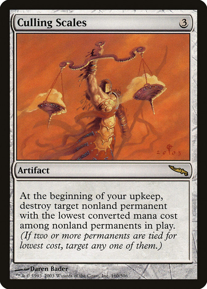 Culling Scales 160/306 (Mirrodin) 
