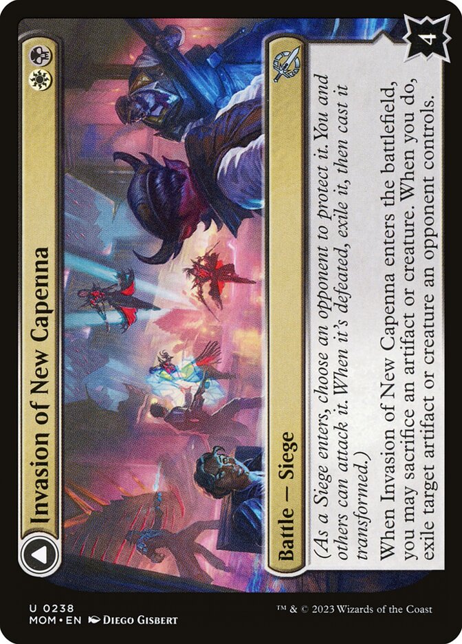 Invasion of New Capenna // Holy Frazzle-Cannon 238/291 (March of the Machine) 