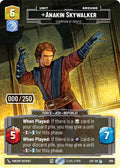 Anakin Skywalker Champion of Mortis Serialized 1159 (Legends of the Force)  - Foil