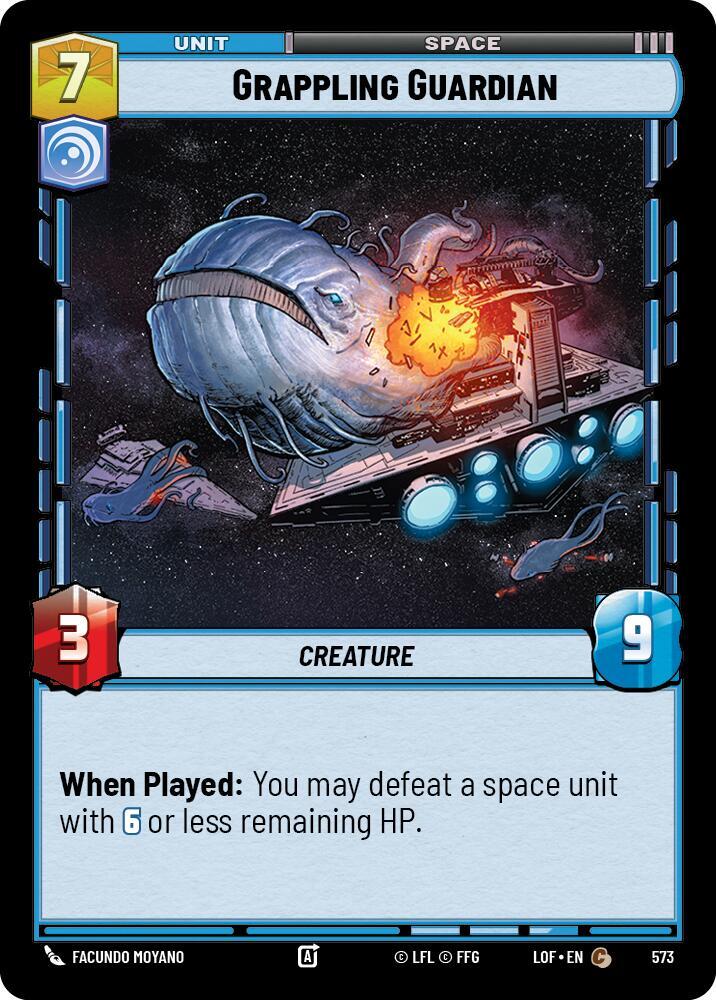Grappling Guardian Foil 573 (Legends of the Force)  - Foil