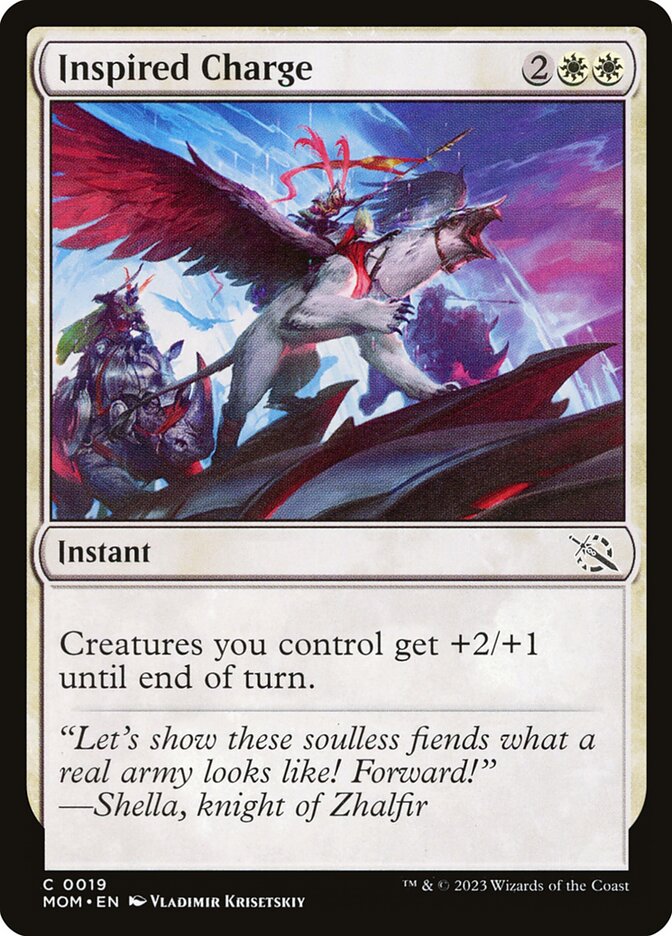 Inspired Charge 19/291 (March of the Machine)  - Foil