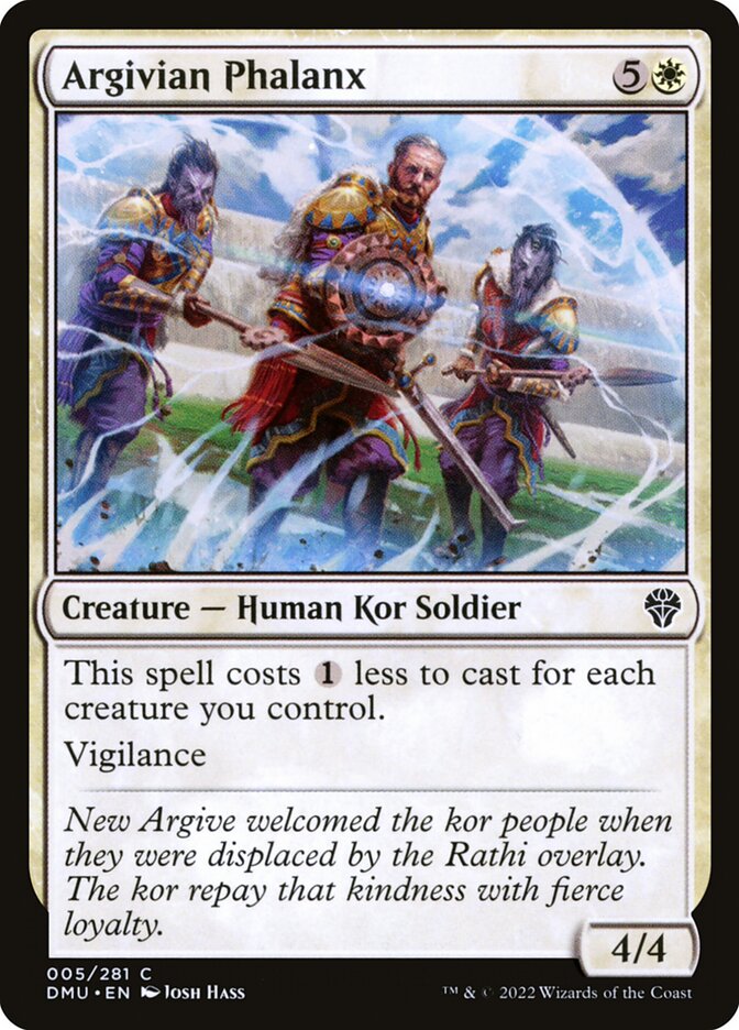 Argivian Phalanx 5 (Dominaria United) 