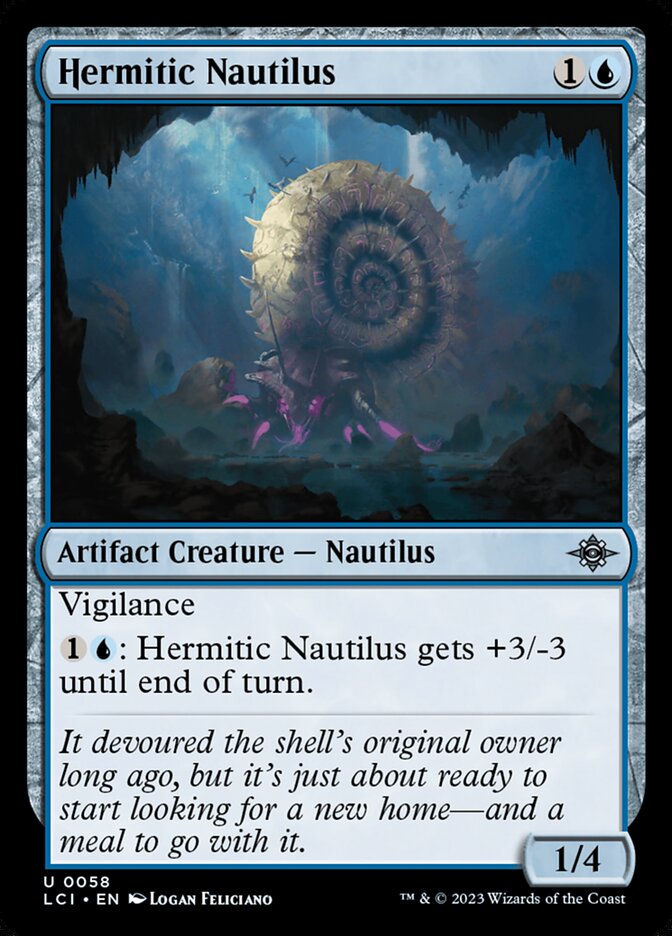 Hermitic Nautilus 58/291 (The Lost Caverns of Ixalan) 