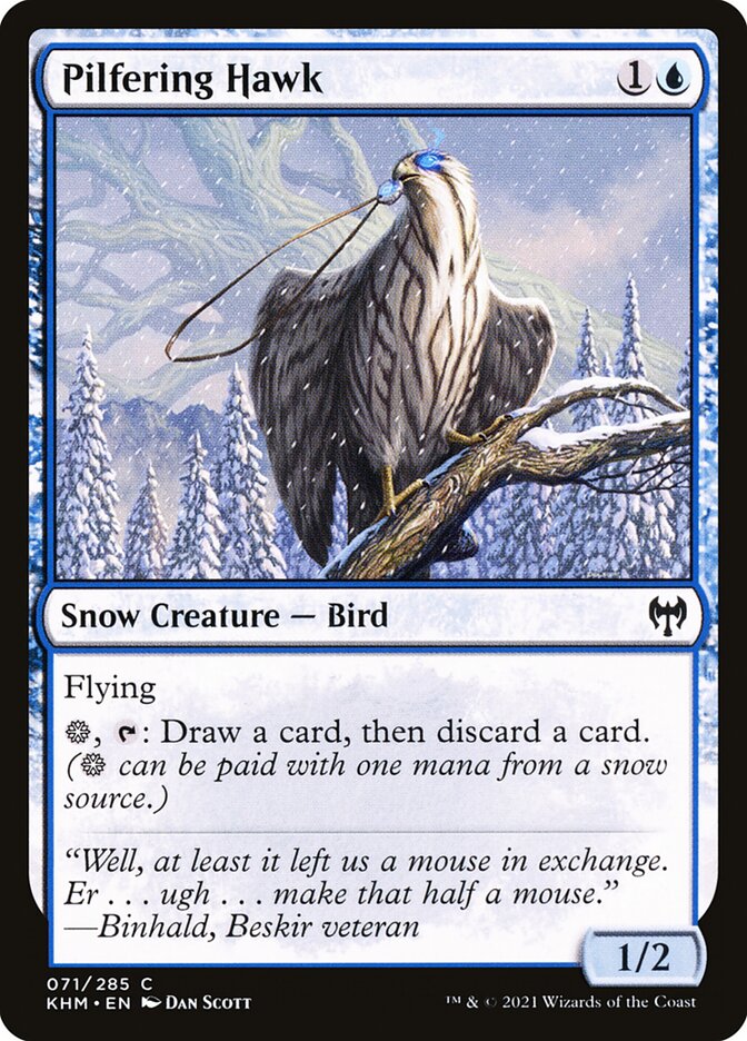 Pilfering Hawk 71/285 (Kaldheim)  - Foil