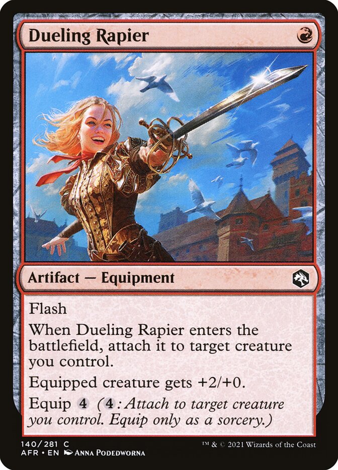 Dueling Rapier 140 (Adventures in the Forgotten Realms)  - Foil