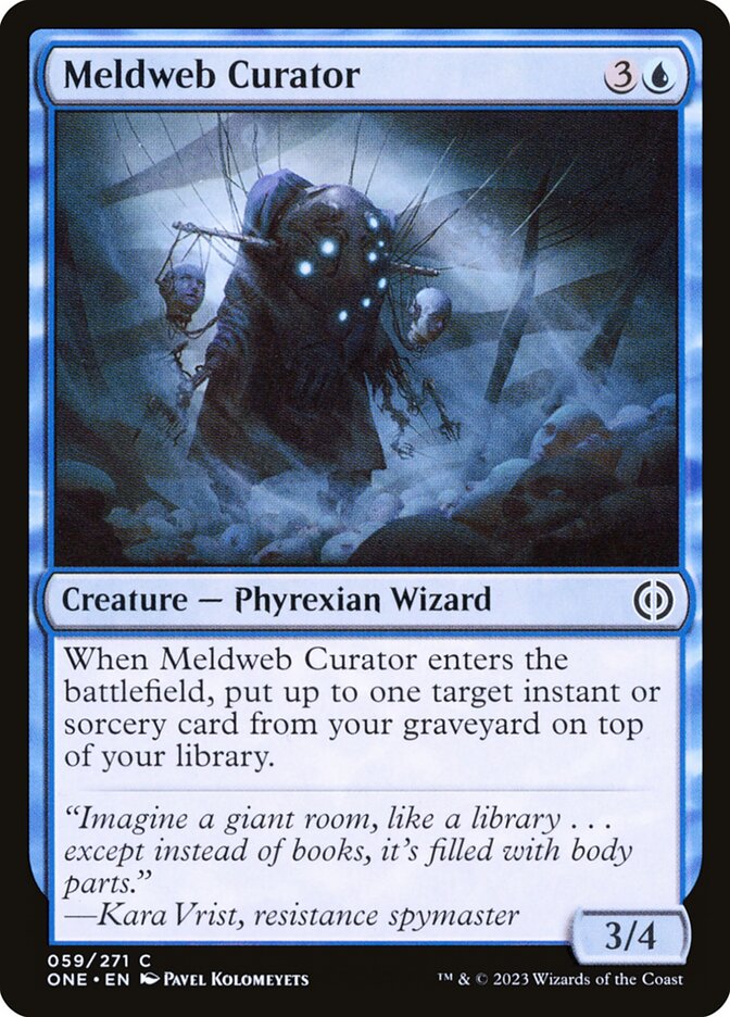 Meldweb Curator 59 (Phyrexia: All Will Be One) 
