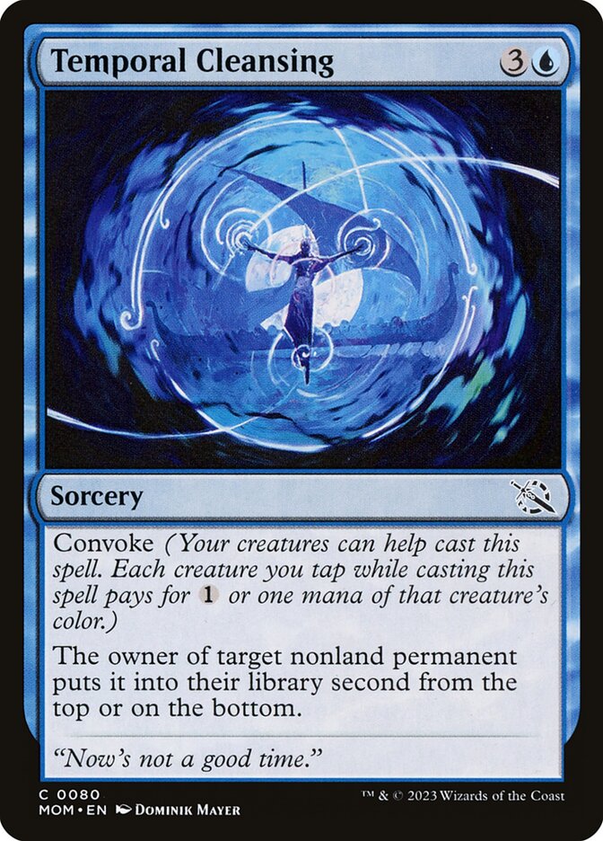 Temporal Cleansing 80/291 (March of the Machine)  - Foil