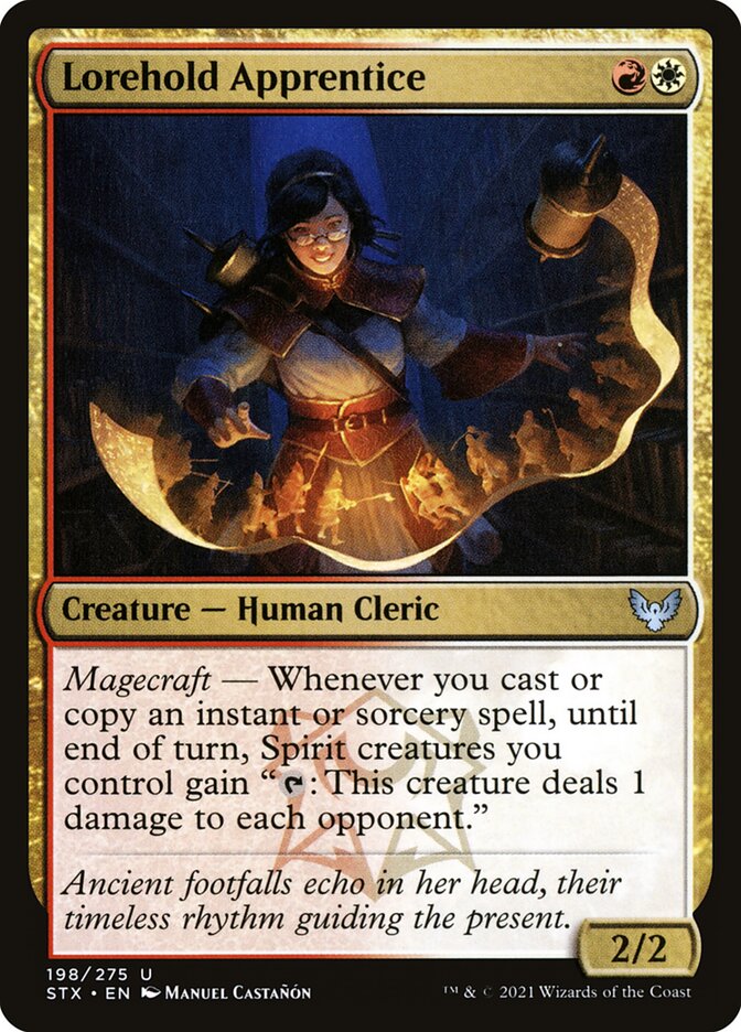 Lorehold Apprentice 198 (Strixhaven: School of Mages)  - Foil