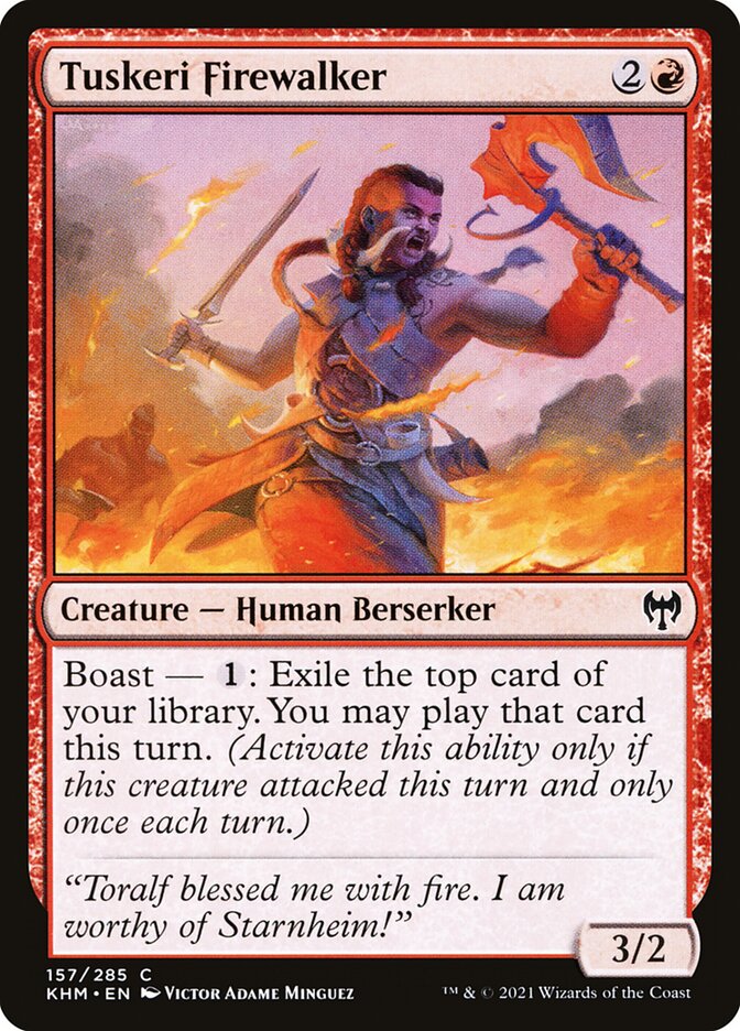 Tuskeri Firewalker 157/285 (Kaldheim)  - Foil