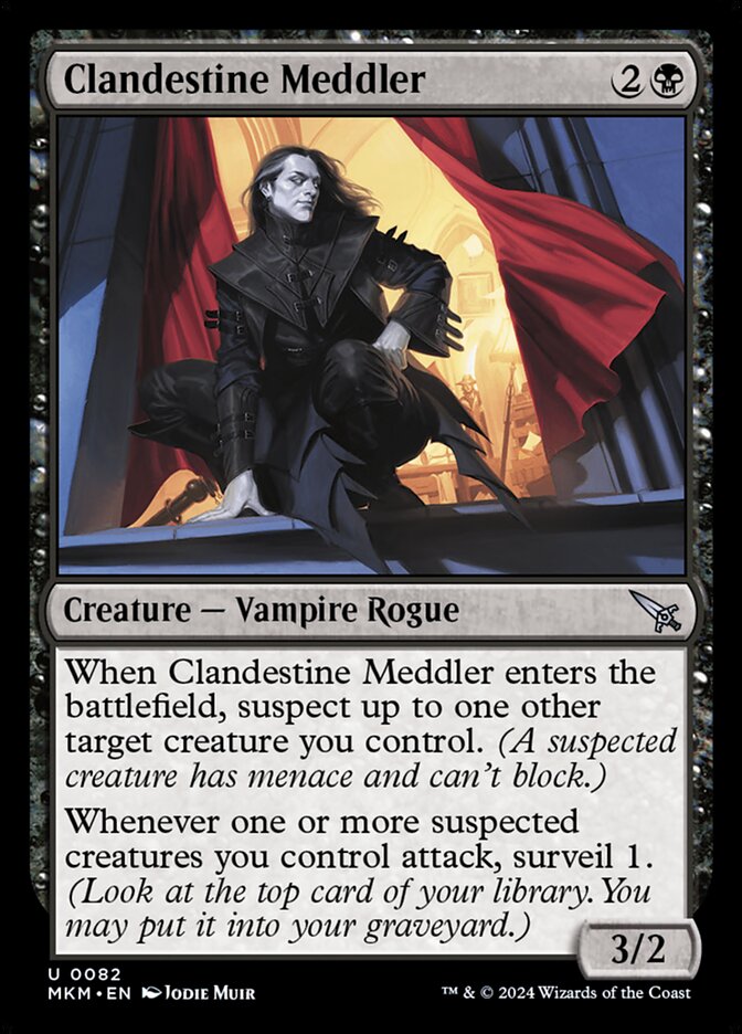 Clandestine Meddler 82/286 (Murders at Karlov Manor)  - Foil