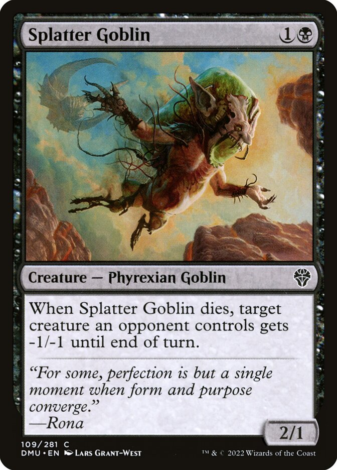 Splatter Goblin 109/281 (Dominaria United) 