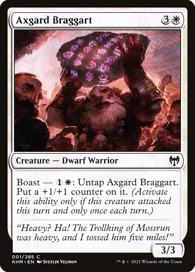 Axgard Braggart 1/285 (Kaldheim) 