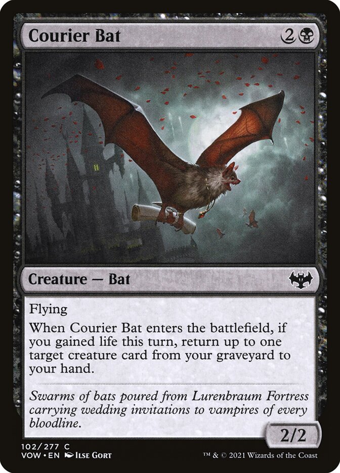 Courier Bat 102/277 (Innistrad: Crimson Vow) 