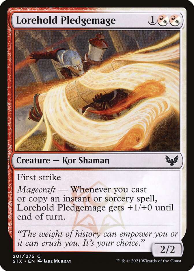 Lorehold Pledgemage 201 (Strixhaven: School of Mages) 