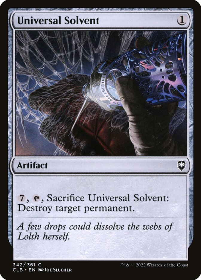 Universal Solvent 342 (Commander Legends: Battle for Baldur's Gate) 
