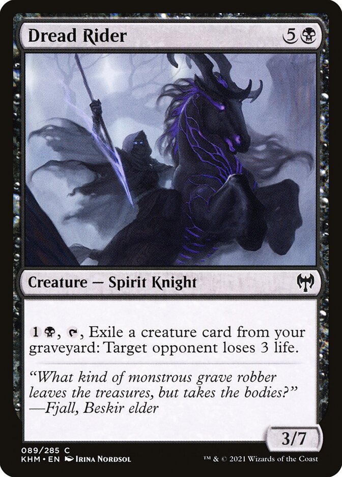 Dread Rider 89/285 (Kaldheim)  - Foil