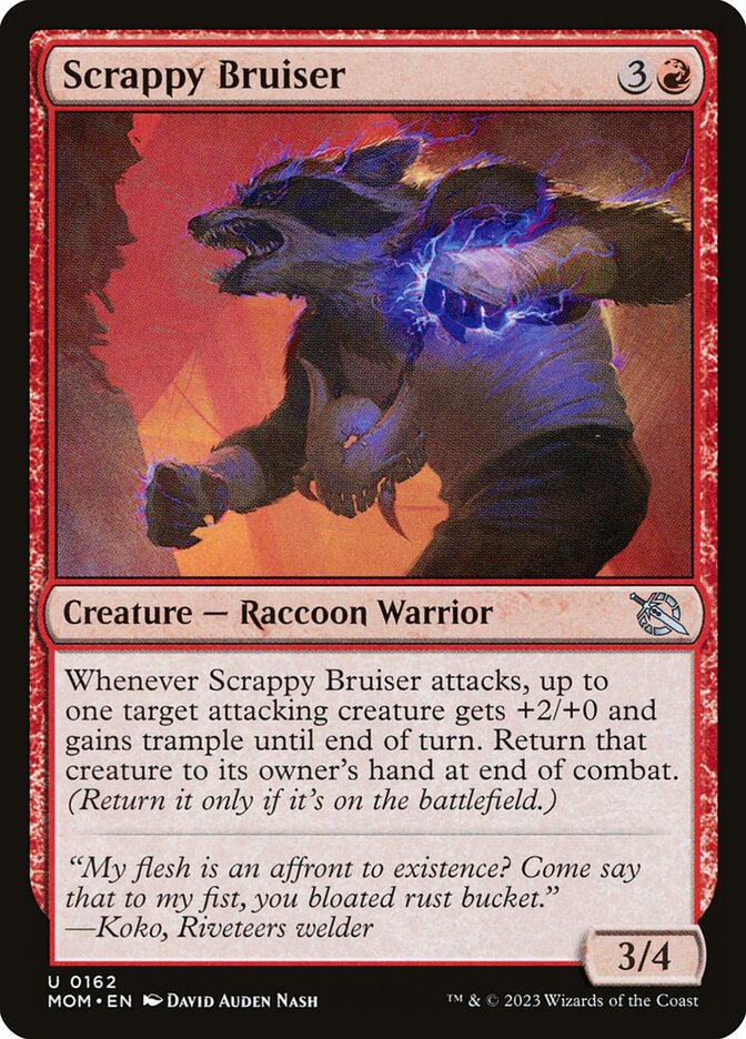 Scrappy Bruiser 162/291 (March of the Machine) 