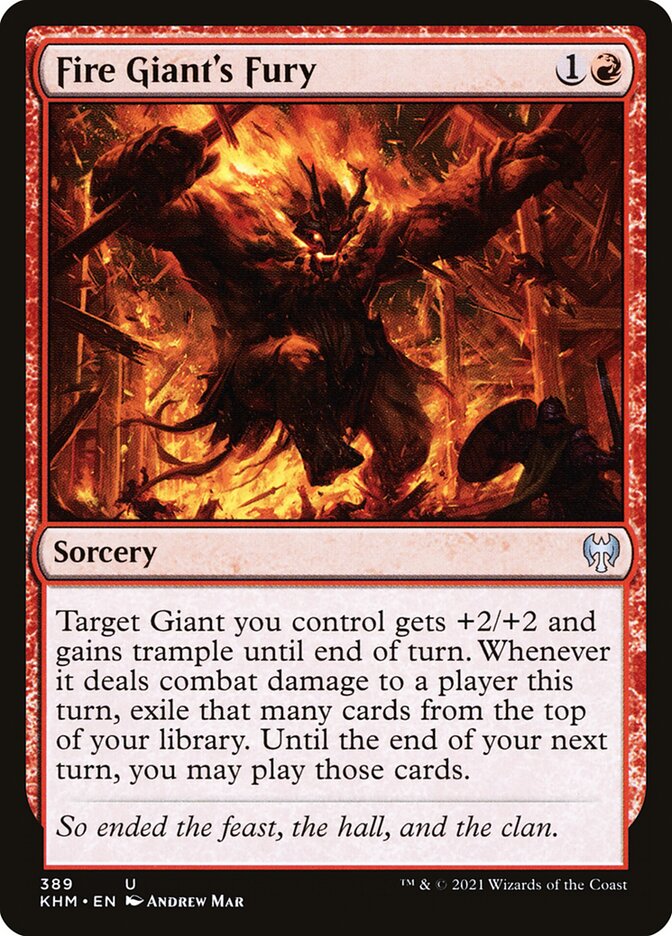 Fire Giant's Fury 389/285 (Kaldheim) 