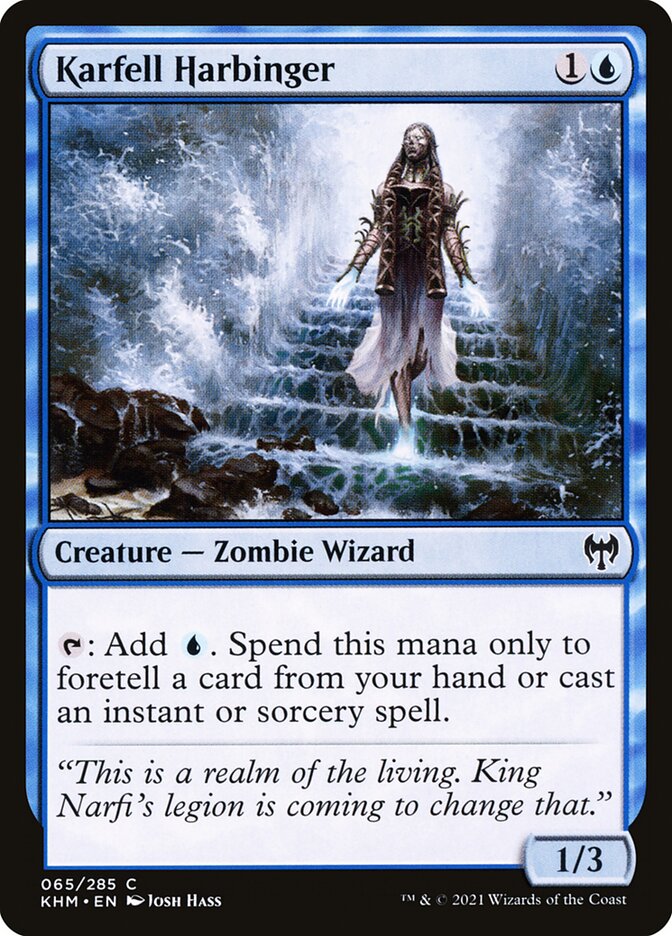 Karfell Harbinger 65/285 (Kaldheim)  - Foil