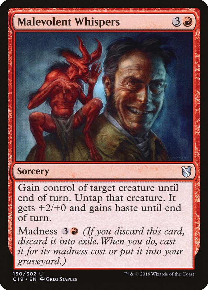 Malevolent Whispers 150/302 (Commander 2019) 