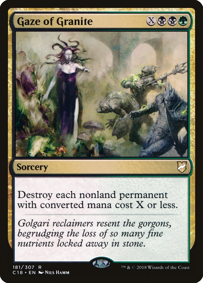 Gaze of Granite 181/307 (Commander 2018) 