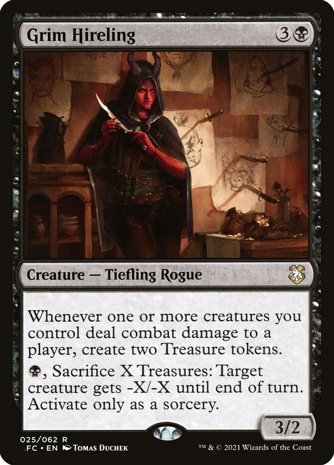 Grim Hireling 25/62 (Commander: Adventures in the Forgotten Realms) 