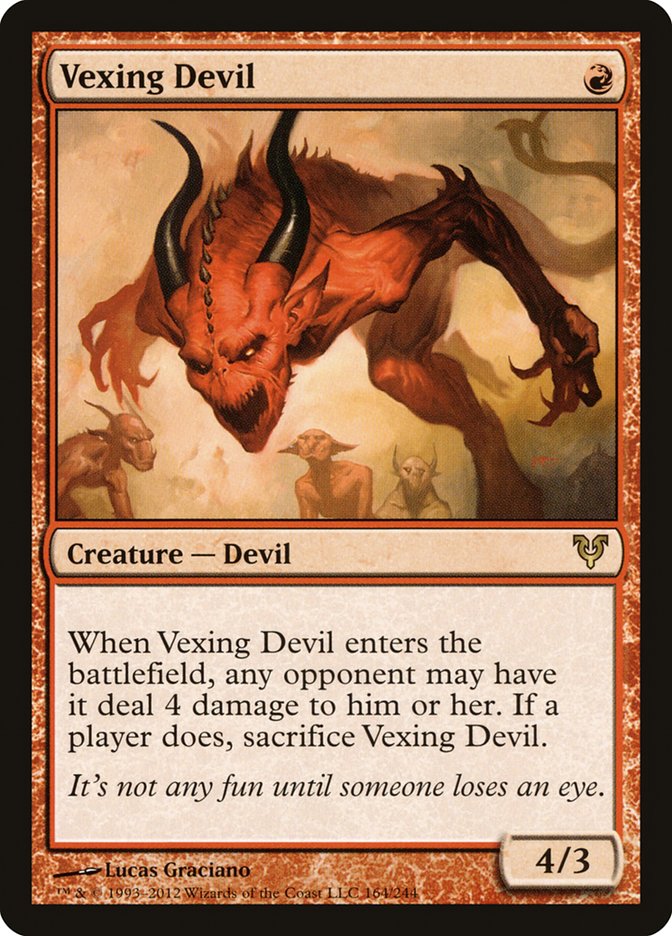 Vexing Devil 164/244 (Avacyn Restored)  - Foil