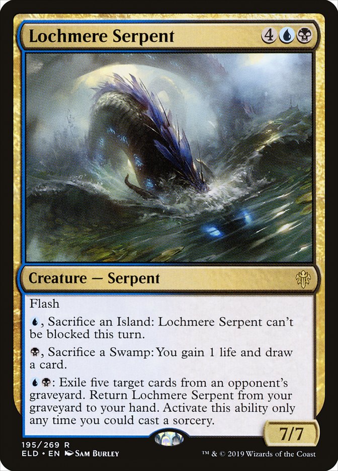 Lochmere Serpent 195/269 (Throne of Eldraine) 