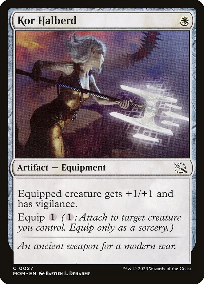 Kor Halberd 27/291 (March of the Machine) 