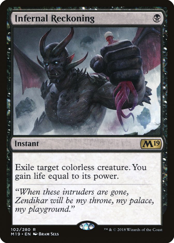 Infernal Reckoning 102/280 (Core Set 2019) 
