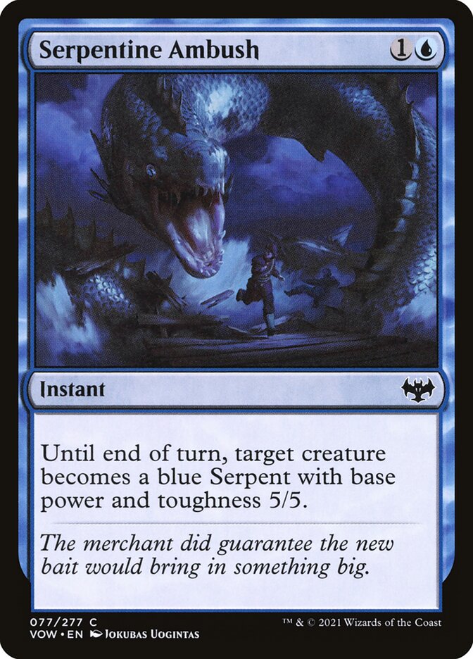 Serpentine Ambush 77/277 (Innistrad: Crimson Vow) 