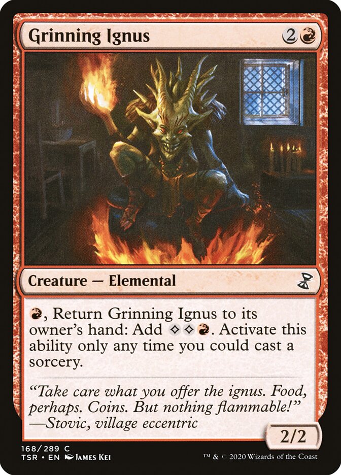 Grinning Ignus 168/289 (Time Spiral: Remastered)  - Foil