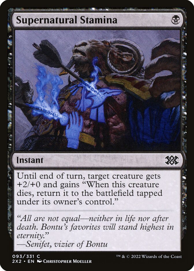 Supernatural Stamina 93/331 (Double Masters 2022) 