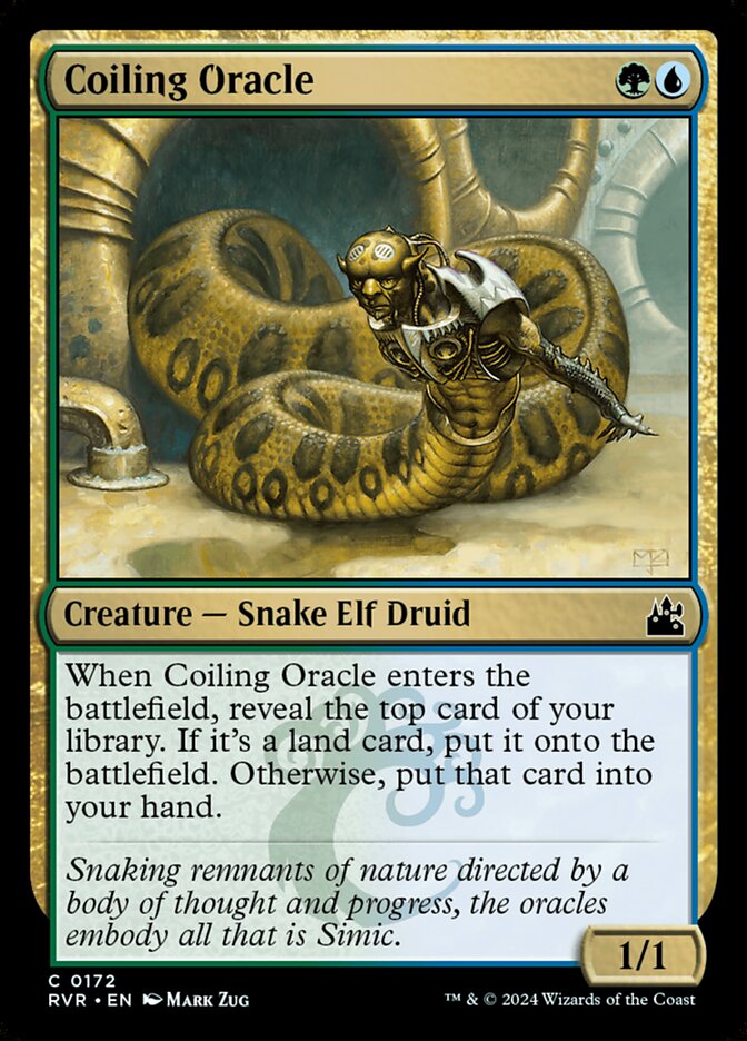 Coiling Oracle 172/291 (Ravnica Remastered) 