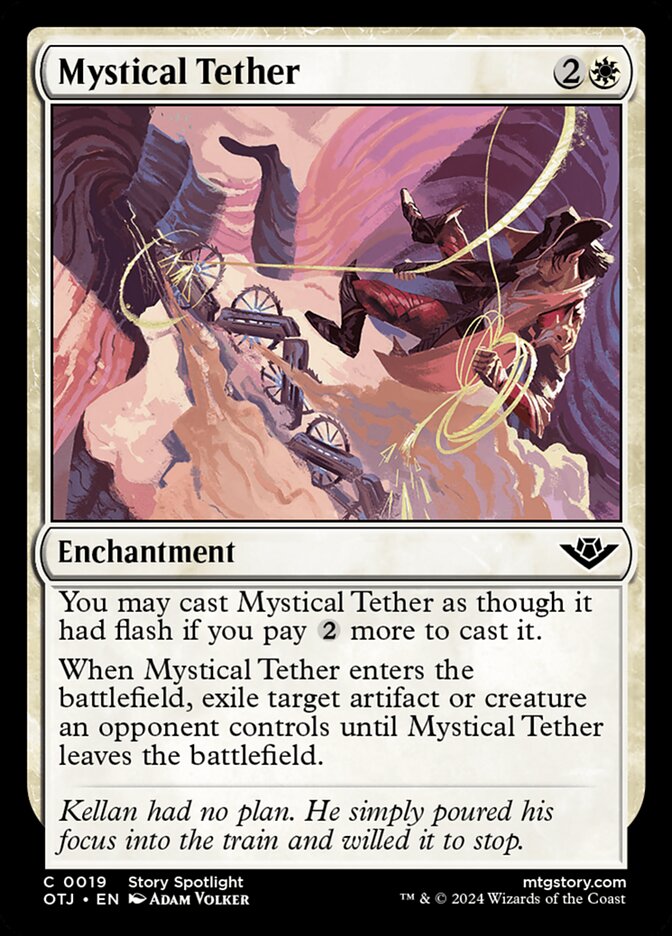Mystical Tether 19 (Outlaws of Thunder Junction)  - Foil