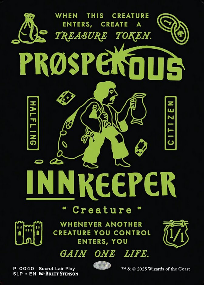 Prosperous Innkeeper 40 (Secret Lair Showdown)  - Borderless
