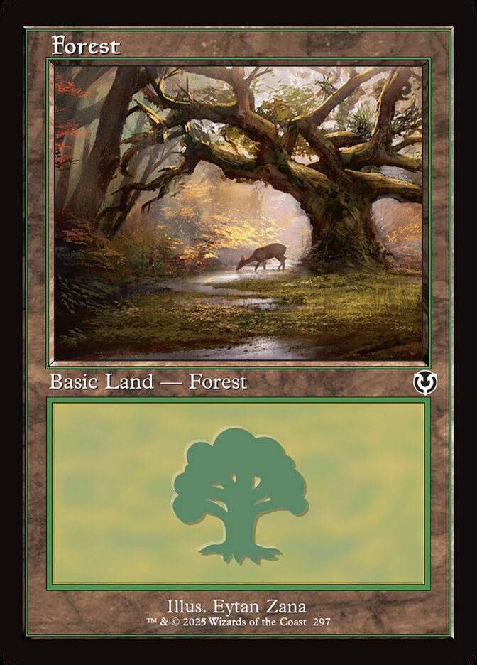 Forest 297/287 (Innistrad Remastered)  - Retro Foil