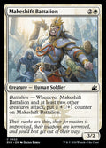 Makeshift Battalion 22/291 (Ravnica Remastered)  - Foil