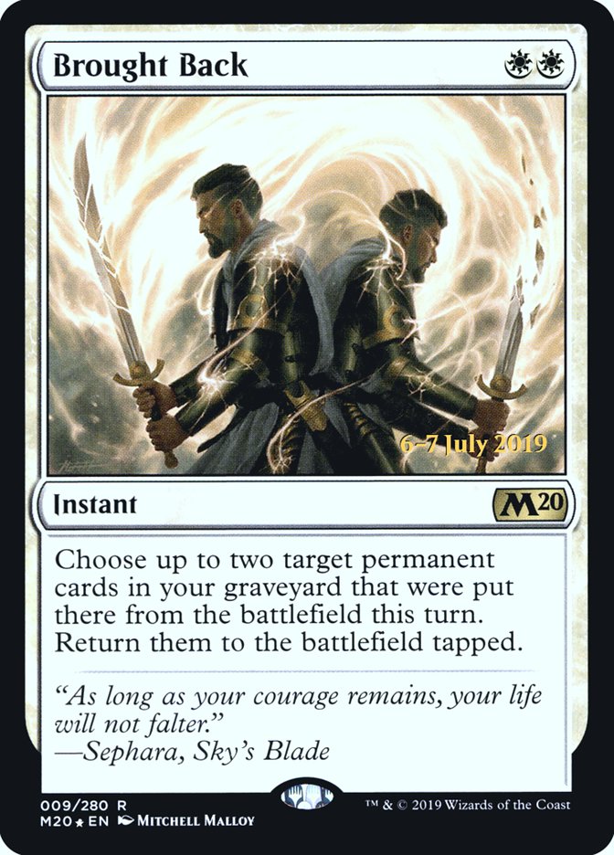 Brought Back 9 (Prerelease Cards)  - Foil
