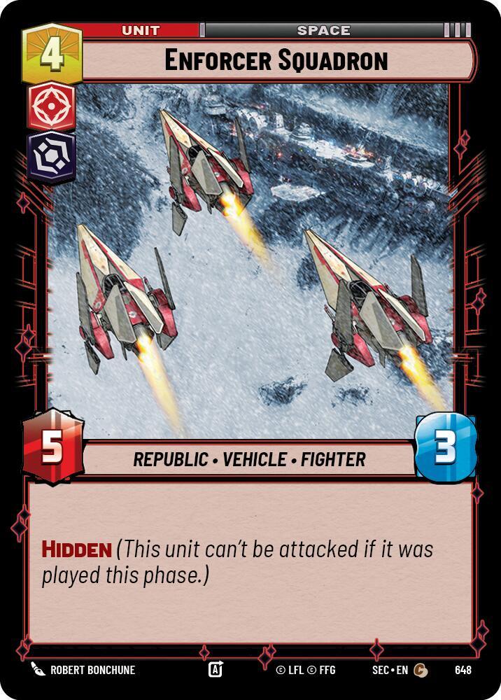 Enforcer Squadron Foil 648 (Secrets of Power)  - Foil