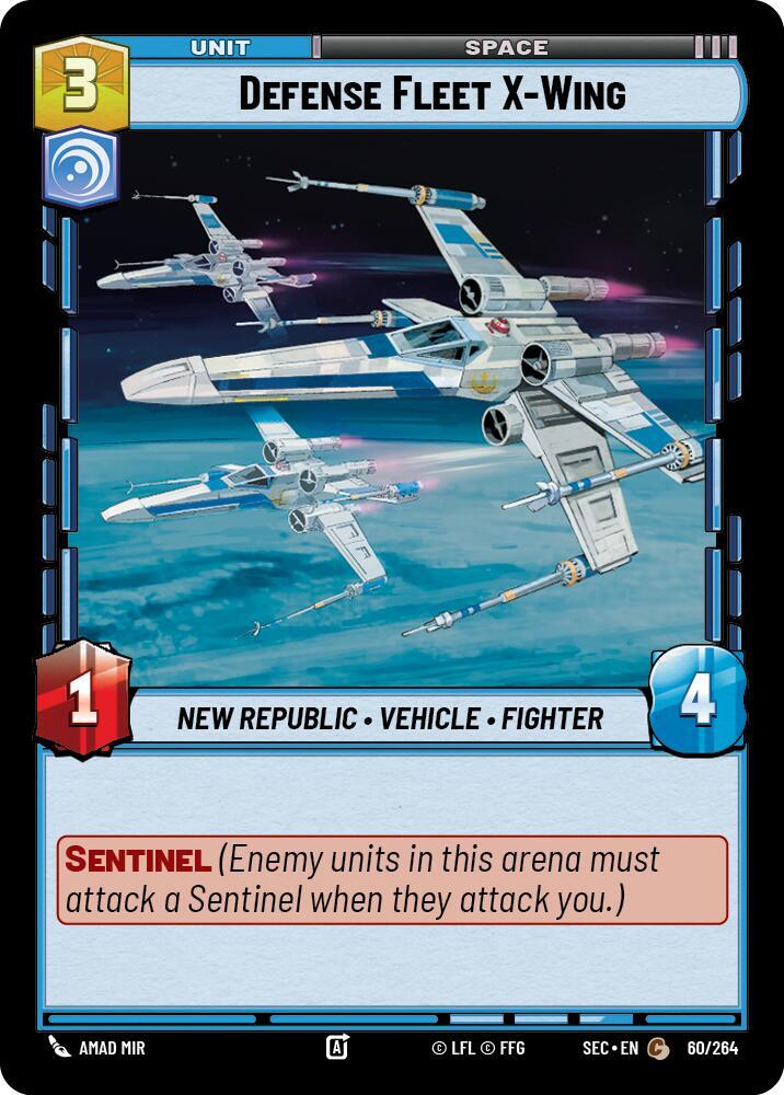 Defense Fleet X Wing 60/264 (Secrets of Power) 