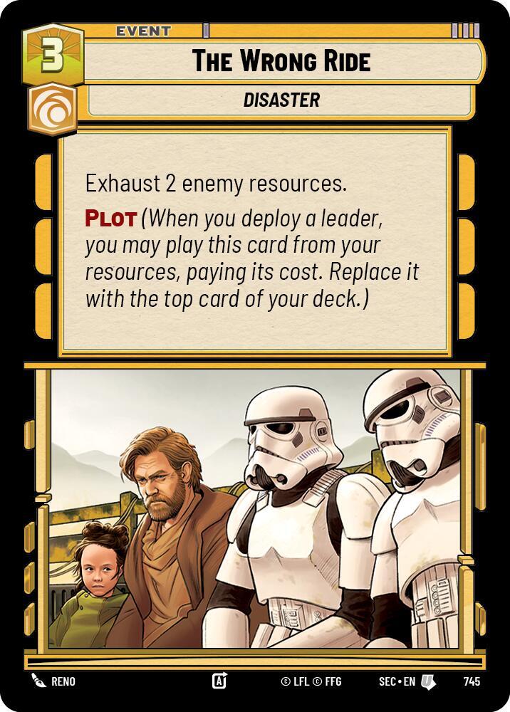 The Wrong Ride Foil 745 (Secrets of Power)  - Foil