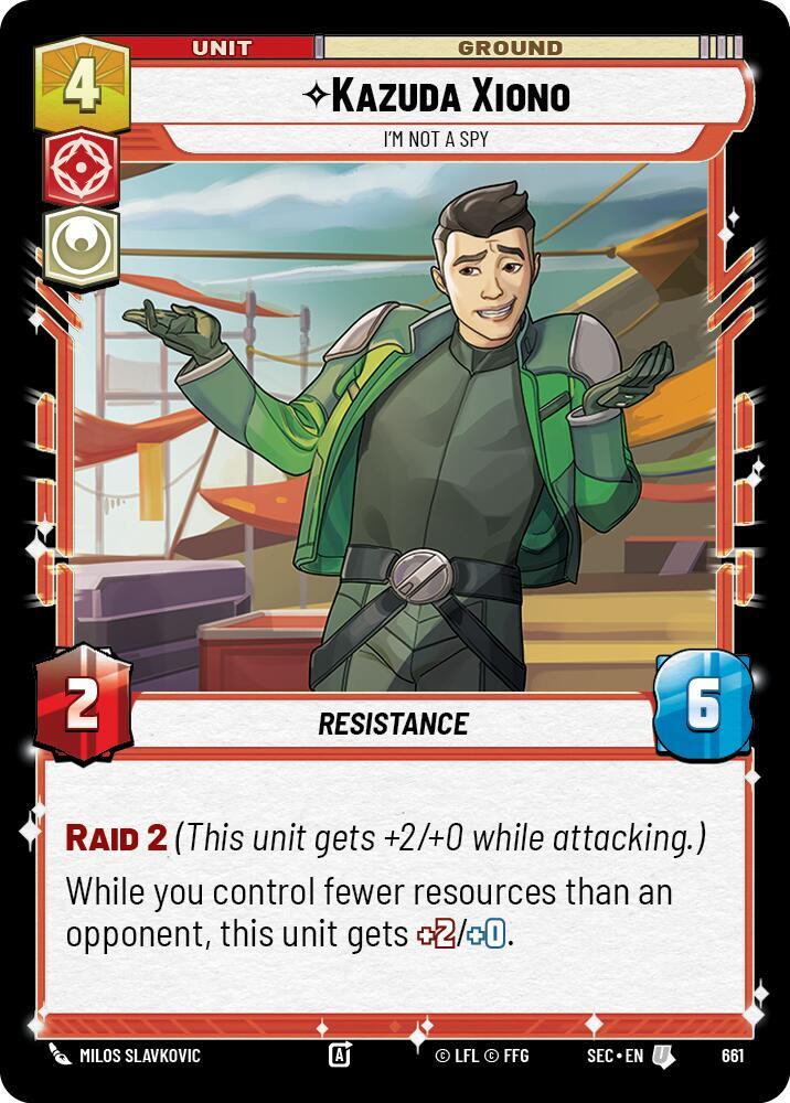 Kazuda Xiono Im Not A Spy Foil 661 (Secrets of Power)  - Foil